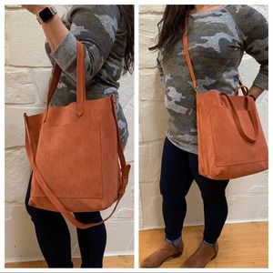 madewell suede tote